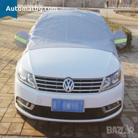 Покривало за предно стъкло Automat, За бус или джип, 145/115см, Сив, снимка 4 - Аксесоари и консумативи - 38698419