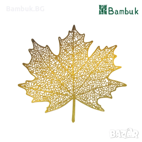 Книгоразделител ,,Кленов лист''