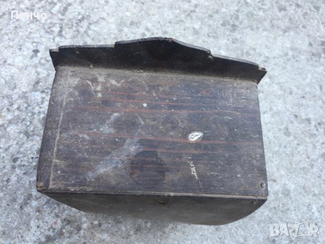 стара дървена кутия за будилник, снимка 12 - Антикварни и старинни предмети - 37634667