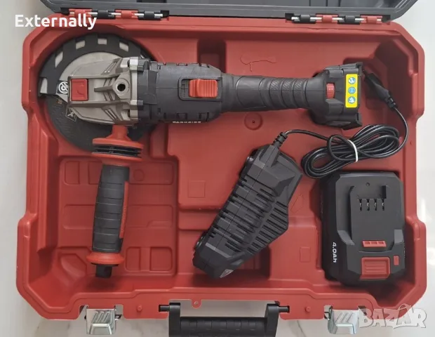 Акумулаторен ъглошлайф Parkside Performance PWSAP 20 Li F6 и G7 - гаранция, снимка 3 - Ъглошлайфи - 54492273