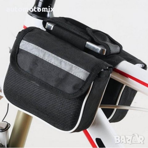 Двойна чантичка за велосипед - дисаги, снимка 1 - Аксесоари за велосипеди - 30126705