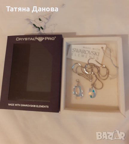 Колие  Сваровски и Swan pearls, снимка 6 - Бижутерийни комплекти - 31040562