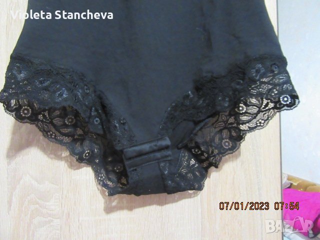 ЧЕРНО ДАМСКО БОДИ - размер М, снимка 3 - Бельо - 39267069