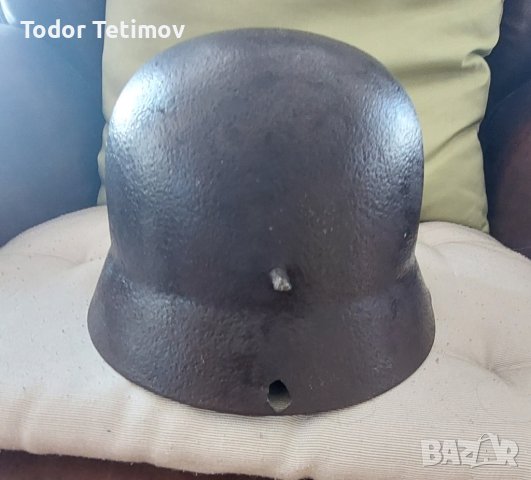 Немска каска от WW2, снимка 4 - Антикварни и старинни предмети - 42891193