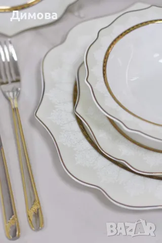Сервиз за храна лукс от 24 части, снимка 3 - Други стоки за дома - 36574737