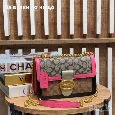 Coach Дамска Чанта - Налични Различни Цветове Код D1822, снимка 8 - Чанти - 49071646
