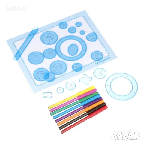 Основен дизайнерски комплект Spirograph S_1214770, снимка 3 - Рисуване и оцветяване - 49256162