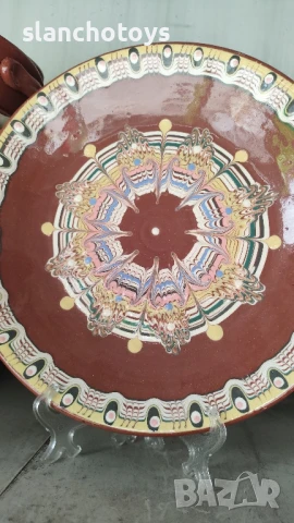 Глинени гювечета, 500 -650мл.тава,чинии,оливерник,Троянска керамика , снимка 11 - Съдове за готвене - 48759107