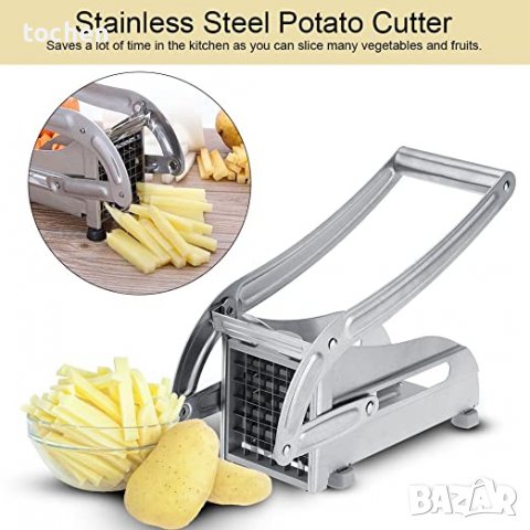 Професионална преса за картофи Potato Chipper, снимка 4 - Кухненски роботи - 39566756