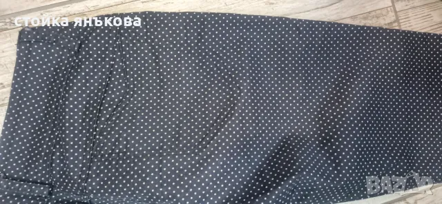 Продавам дамски тъмносин панталон на точки., снимка 6 - Панталони - 50202265