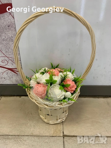 цветя изработени с глицеринов ароматен сапун и Българска роза 🌹 Стара Загора Център., снимка 10 - Декорация за дома - 52838901