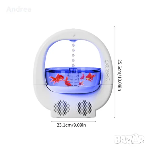 Овлажнител за въздух с Bluetooth високоговорител и ароматен дифузьор, снимка 3 - Други стоки за дома - 48198554