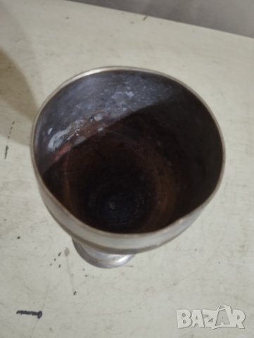 стара метална чаша, снимка 2 - Антикварни и старинни предмети - 44261443