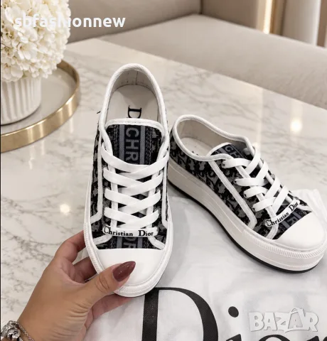 36 Наличнин Christian Dior кецове, снимка 2 - Кецове - 56270089