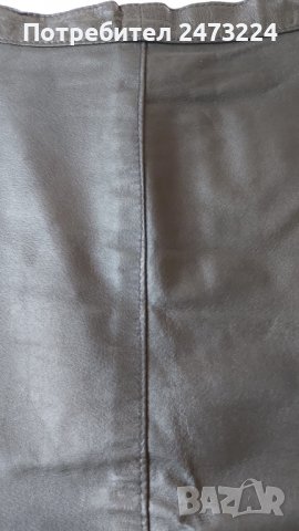 Дамска офис пола и една кожена пола, снимка 4 - Поли - 37863387