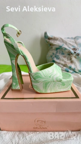 Дамски обувки на ток , снимка 4 - Дамски обувки на ток - 53174768