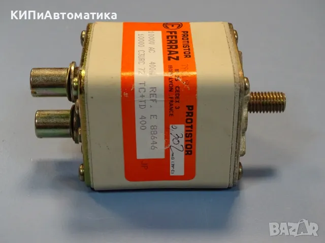 Предпазител Ferraz Protistor 1000 C3URC72TC+TD400 Fuses 400A 1000VAC, снимка 9 - Резервни части за машини - 47790690