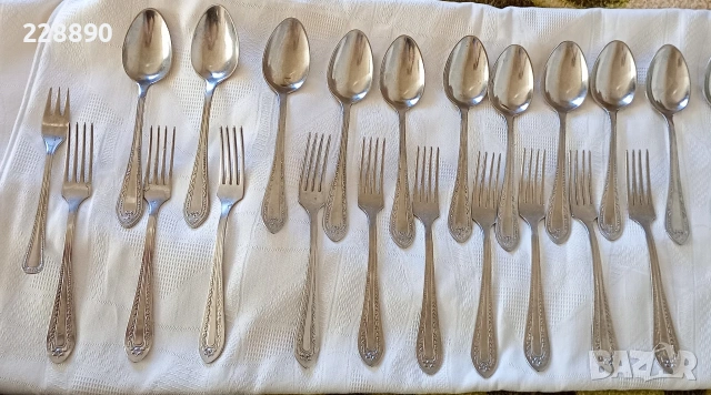 Вилици и лъжици П.Денев, снимка 18 - Прибори за хранене, готвене и сервиране - 53050735