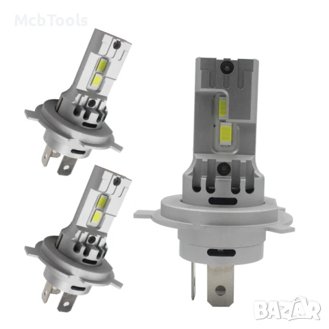 Диодни крушки H4 с вграден вентилатор LED – T281, снимка 3 - Аксесоари и консумативи - 50637489
