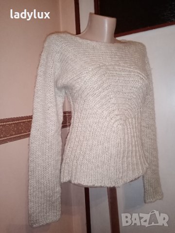 Trussardi Jeans, Плетена Блуза, Размер S/M. Код 1877, снимка 6 - Блузи с дълъг ръкав и пуловери - 38099057