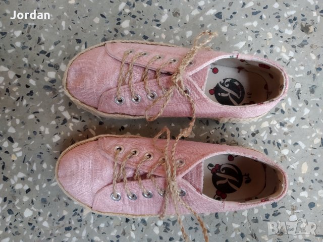 Детски обувки тип еспадрили Kylie Crazy №31 за момиче + подарък гуменки, снимка 7 - Детски обувки - 30275508