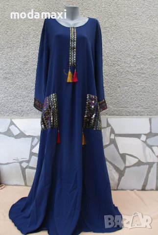 3XL/4XL Нова рокля Shein в тъмно синьо , снимка 1 - Рокли - 42164527