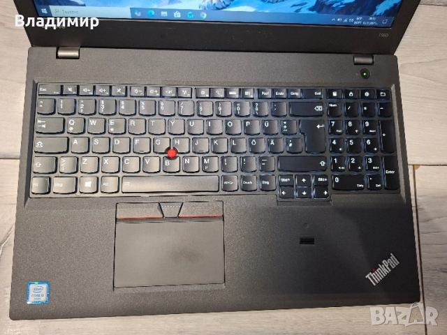 Lenovo Thinkpad T560-i5 6200u/8гб/250гб ссд/Подсветка, снимка 6 - Лаптопи за работа - 52421002