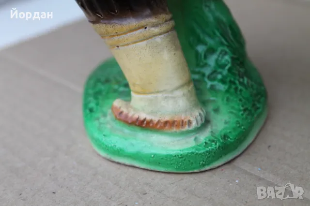 Стара Българска керамика ''Мечкар с мечка'', снимка 11 - Антикварни и старинни предмети - 47990190