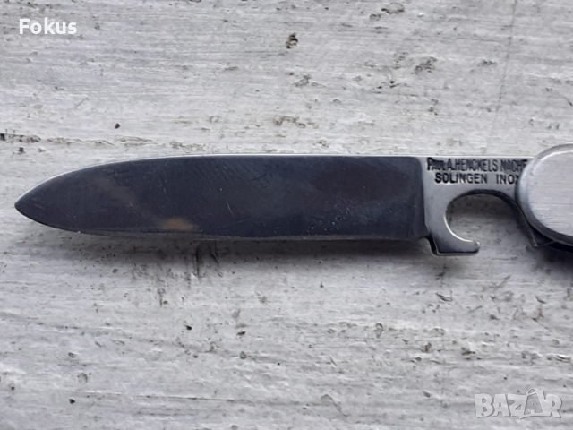 Старо джобно ножче Henckels Solingen, снимка 5 - Антикварни и старинни предмети - 44516858