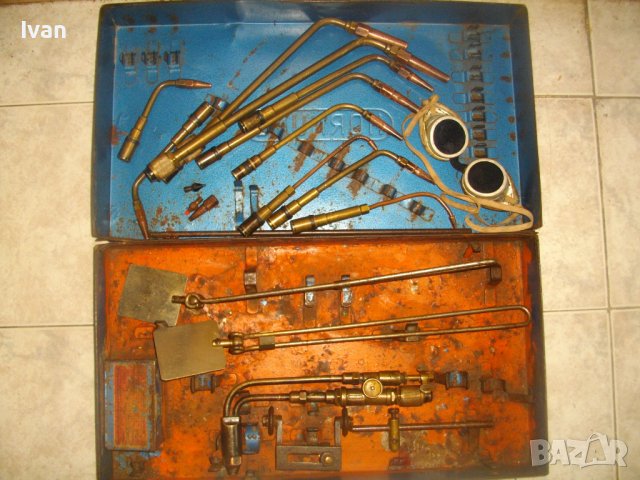 Оксиженен Резак Горелка Профи Немски Комплект 20 Части Горелки/Дюзи/Куфар-HORNING, снимка 4 - Други инструменти - 39842485