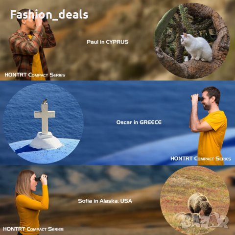 Нов Компактен бинокъл 10X25 за възрастни деца наблюдение туризъм спорт, снимка 3 - Други спортове - 39512829