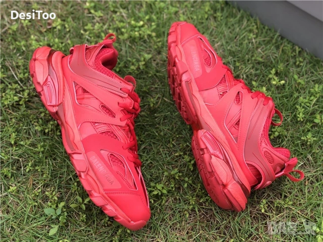 Balenciaga Track Sneaker "Red" , снимка 7 - Маратонки - 54362200
