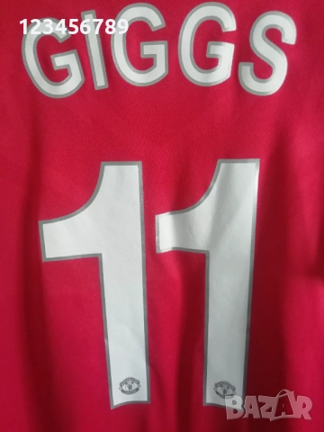 Manchester United Giggs Nike Champions League оригинална тениска фланелка Манчестър Юнайтед Гигс , снимка 3 - Тениски - 52337871