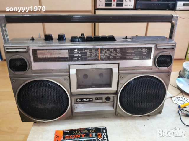 HITACHI TRK-7000E ЗА РЕМОНТ/ЧАСТИ 2912251328, снимка 2 - Радиокасетофони, транзистори - 52927160