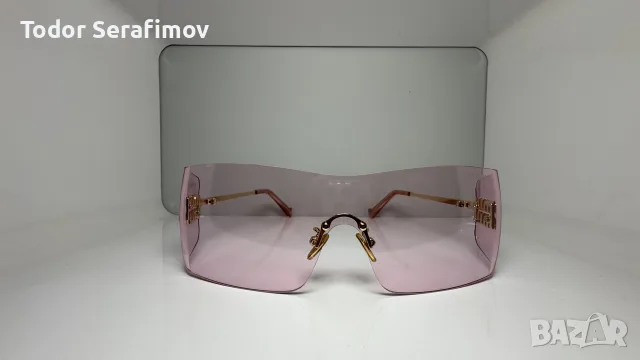 Дамски слънчеви очила Miu Miu Rimless Shield / Visor