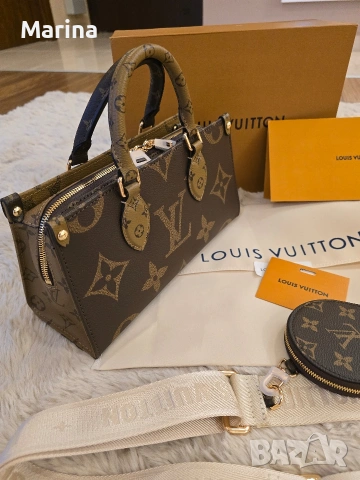 Налична чанта Louis Vuitton OnTheGo, снимка 15 - Чанти - 53322445