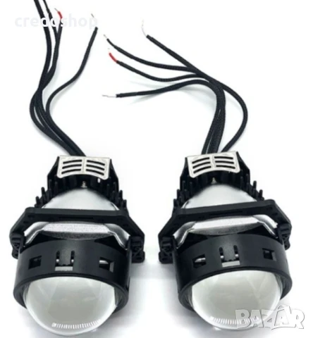 110w Bi LED, ЛЕД лупи за вграждане 3 инча с къси и дълги светлини