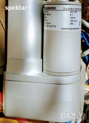 Електрическа линейна задвижка електрически цилиндър DLA-24-5-A-150 вграден датчик актуатор, снимка 1 - Други машини и части - 42057478