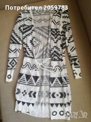 Дамска риза в черно и бяло , снимка 14 - Блузи с дълъг ръкав и пуловери - 30753779