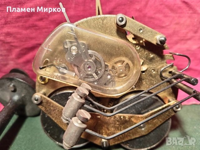 Механизъм за германски настолен часовник, снимка 6 - Антикварни и старинни предмети - 51980202