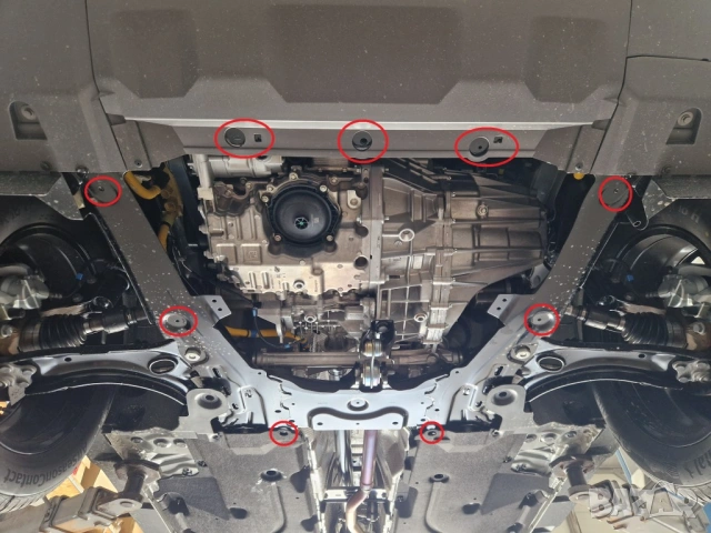 Метална кора под броня двигател и скоростна кутия Dacia Duster 4х2 2024г +, снимка 9 - Аксесоари и консумативи - 53225763