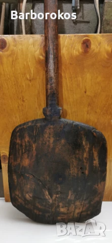Стара дървена лопата за хляб, снимка 3 - Антикварни и старинни предмети - 51237974