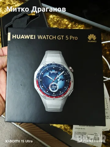 часовник huawei gt5 pro