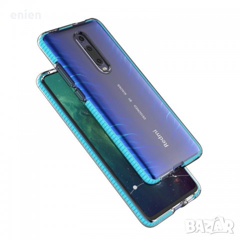 Удароустойчив Кейс с цветна рамка за Xiaomi Mi 9T PRO K20 Redmi Note 9, снимка 5 - Калъфи, кейсове - 29093579
