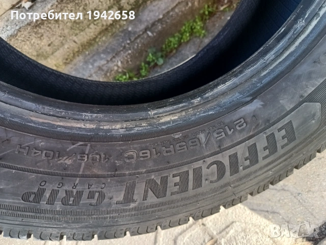 4бр Goodyear бусови гуми 215 65 16c ДОТ25, снимка 3 - Гуми и джанти - 54137421