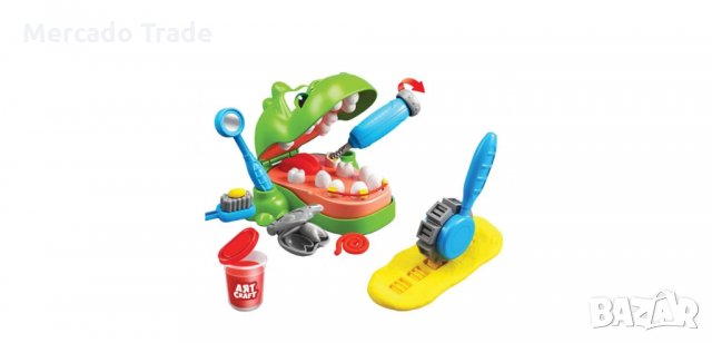 Пластелин DOH - комплект зъболекар, снимка 2 - Пластелини, моделини и пясъци - 30815791