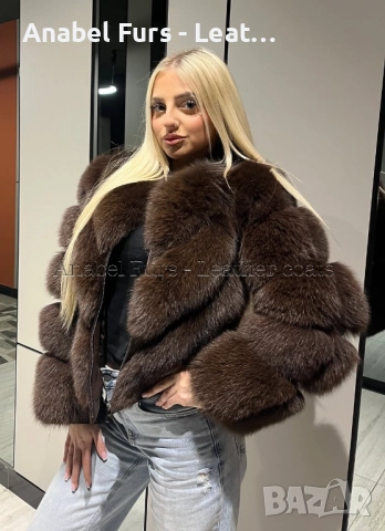 Дамски палта и якета от естествена кожа, снимка 10 - Палта, манта - 52315382