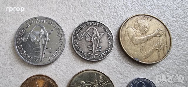 Западна Африка. 1 ,5 ,10 ,25, 50 и 100 франка . 6 бройки, снимка 6 - Нумизматика и бонистика - 42243228