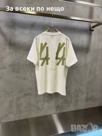 Label Groop 44 Мъжка Бяла Тениска👕Мъжка Блуза С Къс Ръкав В Бял Цвят Код Mens P.245, снимка 2 - Тениски - 53922521