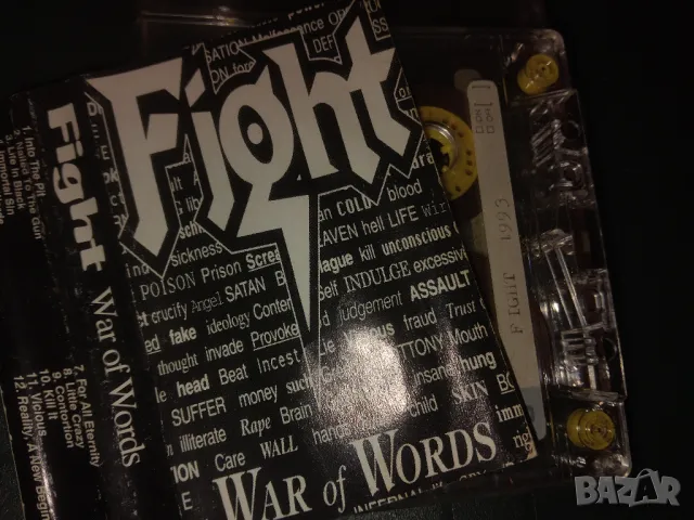 Fight – War Of Words - аудио касета музика, снимка 1 - Аудио касети - 49338890